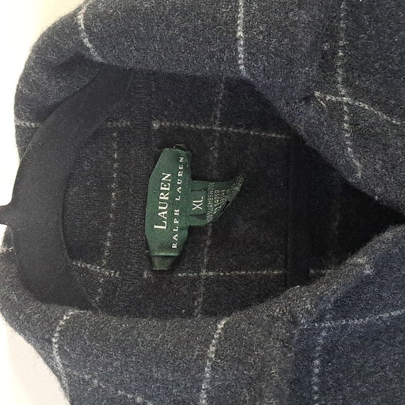 Ralph Lauren Wool Cardigan Button Down Lambswool Loose Fit Front Pockets Jacket - Picture 2 of 9